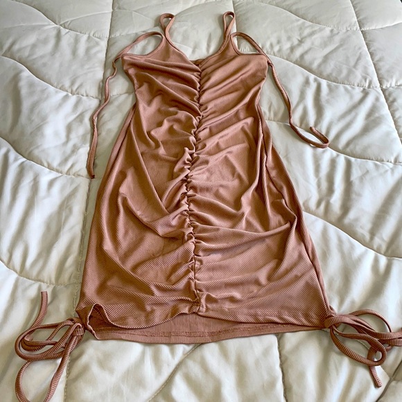 Mini Dress with Ties - Picture 2 of 4